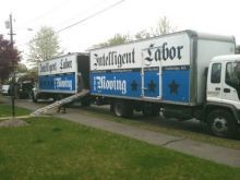 Our trucks in Nahant, Massachusetts